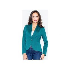Żakiet158 Zielony. Zielone żakiety damskie Figl, xl, bez wzorów, eleganckie. Za 109.00 zł.