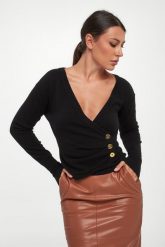 Sweter damski z wełny i kaszmiru ELISABETTA FRANCHI. Swetry damskie Elisabetta Franchi, bez wzorów, z kaszmiru, bez kołnierzyka, bez ramiączek, bez kaptura. Za 1,689.00 zł.