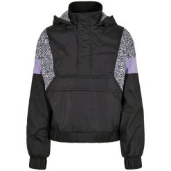 Damska kurtka wodoodporna Urban Classics aop mixed pull. Czarne kurtki damskie Urban Classics, m, bez wzorów, z materiału, bez kaptura. Za 249.75 zł.