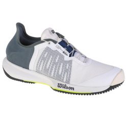 Buty do tenisa męskie Wilson Kaos Rapide. Białe buty sportowe męskie Wilson, z gumy, bez zapięcia, tenisowe. Za 399.99 zł.