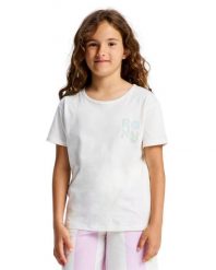 Koszulka z krótkim rękawem dla Dziewczynki LILYREGULAR NIGHT VINTAGE. Zielone t-shirty i topy dla dziewczynek Roxy, bez wzorów, z bawełny, bez ramiączek. Za 52.49 zł.