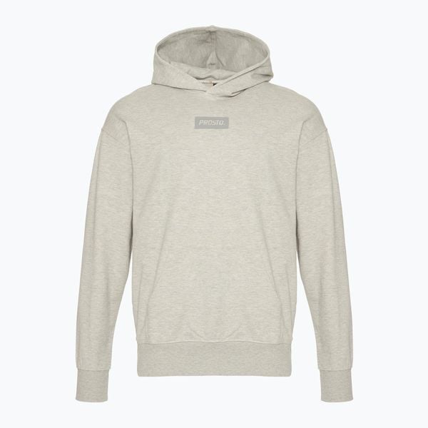 Bluza męska PROSTO Box Hoodie. Szare bluzy męskie Prosto., m, bez wzorów, z bawełny, bez kaptura. Za 239.99 zł.