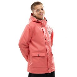 Chłopięca wodoodporna kurtka przeciwdeszczowa Lifestyle Siroko Goji. Czerwone kurtki i płaszcze dla chłopców SIROKO, bez wzorów, z tkaniny, bez kaptura. Za 296.00 zł.
