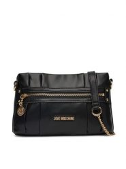 LOVE MOSCHINO Torebka JC4215PP0MKB0000 Czarny. Czarne torebki do ręki damskie Love Moschino, bez wzorów, ze skóry, wizytowe, bez dodatków. Za 539.99 zł.