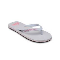 Klapki dla Mężczyzn MOLOKAI CORE Szary. Szare klapki męskie Quiksilver, z gumy, sportowe. Za 84.99 zł.