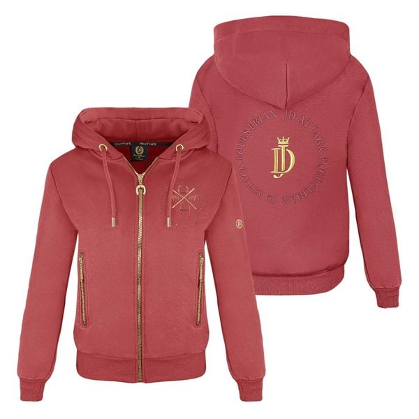 Bluza rozpinana JD ATTACK Holly. Czerwone bluzy damskie JD ATTACK, l, bez wzorów, z materiału, bez kaptura, na fitness i siłownię. Za 239.00 zł.