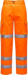 Portwest LW71 - Spodnie ostrzegawcze damskie - żółty XL. Żółte spodnie materiałowe damskie Portwest, xl, bez wzorów. Za 172.52 zł.
