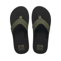 Męskie klapki Reef The Layback. Czarne klapki męskie Reef, z materiału. Za 316.99 zł.
