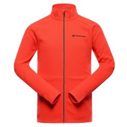 Bluza męska sportowa szybkoschnąca Alpine Pro Dozer 2. Czerwone bluzy męskie Alpine Pro, m, bez wzorów, bez kaptura, na fitness i siłownię. W wyprzedaży za 349.00 zł.