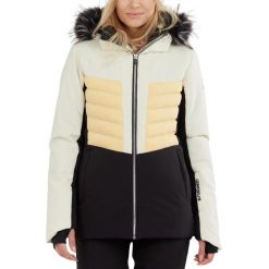 Kurtka narciarska damska Fundango Salina Padded. Białe kurtki damskie Fundango, xs, bez wzorów, bez kaptura, narciarskie. Za 629.90 zł.