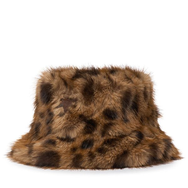 Bucket Guess. Brązowe czapki i kapelusze damskie Guess, z aplikacjami. Za 264.99 zł.