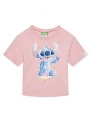 United Colors Of Benetton T-Shirt 35RYC10MV Różowy Boxy Fit. Czerwone t-shirty i topy dla dziewczynek United Colors Of Benetton, bez wzorów, z bawełny, bez ramiączek. Za 59.99 zł.