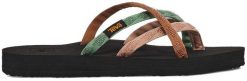 Teva Olawahu Mixed damskie klapki - rozmiar 38. Klapki damskie Teva, bez wzorów, z materiału, bez obcasa. Za 290.99 zł.