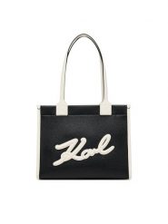 KARL LAGERFELD Torebka A1W30042 Czarny. Czarne torebki do ręki damskie KARL LAGERFELD, bez wzorów, ze skóry, bez dodatków. Za 629.99 zł.