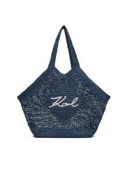 KARL LAGERFELD Torebka B2W46068 Granatowy. Niebieskie torebki do ręki damskie KARL LAGERFELD, bez wzorów, z materiału, bez dodatków. Za 849.99 zł.