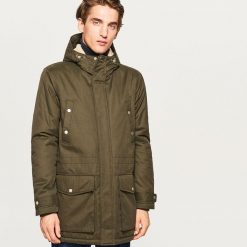 Kurtka parka - Khaki. Kurtki męskie marki bonprix. Za 279.99 zł.