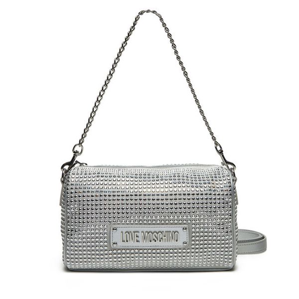 Torebka LOVE MOSCHINO. Szare torebki do ręki damskie Love Moschino, bez wzorów, klasyczne, bez dodatków. Za 499.99 zł.