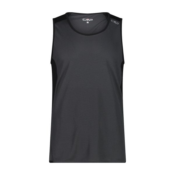 Tank top CMP. Czarne koszulki sportowe męskie CMP, xl, bez wzorów, z jersey, bez kołnierzyka. Za 162.00 zł.