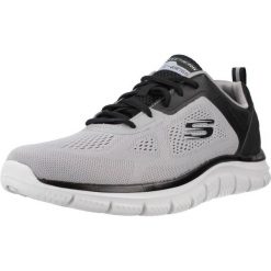 Buty SKECHERS TRACK Szary. Szare buty sportowe męskie Skechers, bez zapięcia. Za 297.80 zł.
