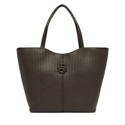 Torebka BOSS. Brązowe torebki do ręki damskie Boss, bez wzorów, bez dodatków. Za 1,249.00 zł.