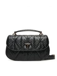 Guess Torebka Aldina HWGG96 63200 Czarny. Czarne torebki do ręki damskie Guess, z aplikacjami, ze skóry, bez dodatków. Za 329.99 zł.