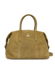 Patrizia Pepe Torebka 2B0145/L152-G626 Zielony. Zielone torebki do ręki damskie Patrizia Pepe, bez wzorów, ze skóry, bez dodatków. Za 1,579.00 zł.