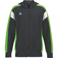 Kurtka treningowa Erima Celebrate 125 z kapturem, wielokolorowa dla juniorów. Białe kurtki sportowe damskie Erima, bez wzorów, dziergany, z kapturem. Za 314.99 zł.