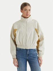 Calvin Klein Jeans Kurtka bomber LV047F506G Beżowy Regular Fit. Brązowe kurtki damskie Calvin Klein Jeans, m, bez wzorów, z jeansu, bez kaptura. Za 649.99 zł.