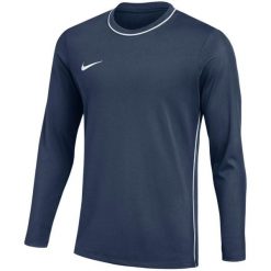 Koszulka męska Nike Dri-Fit Park 26 Crew Top. Niebieskie bluzy męskie Nike, z poliesteru, bez zapięcia, na fitness i siłownię, dri-fit (nike). Za 108.99 zł.