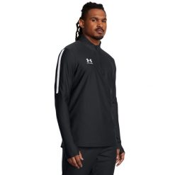 Bluza z suwakiem 1/4 Under Armour Challenger Pro. Białe bluzy męskie Under Armour, l, bez wzorów, z elastanu, bez kaptura. Za 323.55 zł.