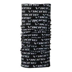 Chustka Unisex Dla Dorosłych Z Powtarzającym Się Logo. Czarne szaliki i chusty damskie Viking, bez wzorów. Za 51.99 zł.