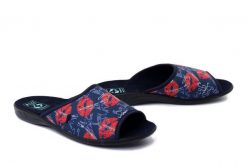 ADANEX 28295 SAK1VV granatowy, kapcie damskie. Niebieskie kapcie damskie Adanex, bez wzorów. Za 59.99 zł.