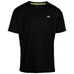 T-shirt męski Landford. Czarne t-shirty męskie Trespass, l, bez wzorów, z materiału, klasyczne, bez kołnierzyka. Za 66.99 zł.
