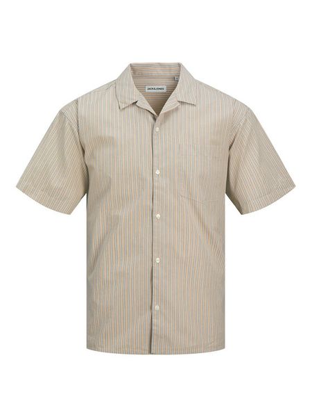 Jack & Jones Koszula Cody 12269801 Beżowy Relaxed Fit. Brązowe koszule męskie Jack & Jones, m, bez wzorów, z bawełny, bez kołnierzyka, bez ramiączek. Za 79.99 zł.