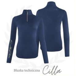 Bluzka techniczna do jazdy konnej JD ATTACK damska Cilla. Brązowe bluzki damskie JD ATTACK, m, bez wzorów, sportowe, bez kołnierzyka, bez ramiączek. Za 229.00 zł.