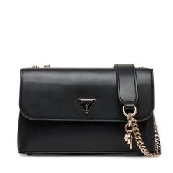 Torebka Guess. Czarne torebki do ręki damskie Guess, z aplikacjami, klasyczne, bez dodatków. Za 449.99 zł.