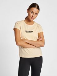 Koszulka damska Hummel Booster. Brązowe koszulki sportowe damskie Hummel, xs, bez wzorów, z bawełny, bez kołnierzyka, bez ramiączek, na fitness i siłownię. Za 161.50 zł.