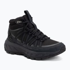 Buty turystyczne damskie Jack Wolfskin Wild Hike Texapore Mid. Czarne trekkingi damskie Jack Wolfskin, przed kolano, trekkingowe. Za 629.99 zł.
