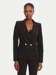 Rinascimento Marynarka CFC0126221003 Czarny Slim Fit. Czarne żakiety damskie Rinascimento, s, bez wzorów, z syntetyku. Za 539.99 zł.