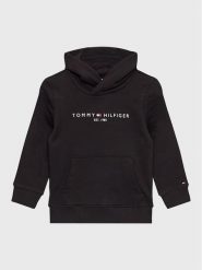 Tommy Hilfiger Bluza Essential KS0KS00213 M Czarny Regular Fit. Czarne bluzy dla chłopców Tommy Hilfiger, bez wzorów, z bawełny, bez ramiączek, bez kaptura. Za 209.99 zł.