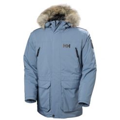 Parka Helly Hansen Reine. Niebieskie kurtki sportowe męskie Helly Hansen, bez wzorów, sportowe, bez kaptura. W wyprzedaży za 1,267.55 zł.
