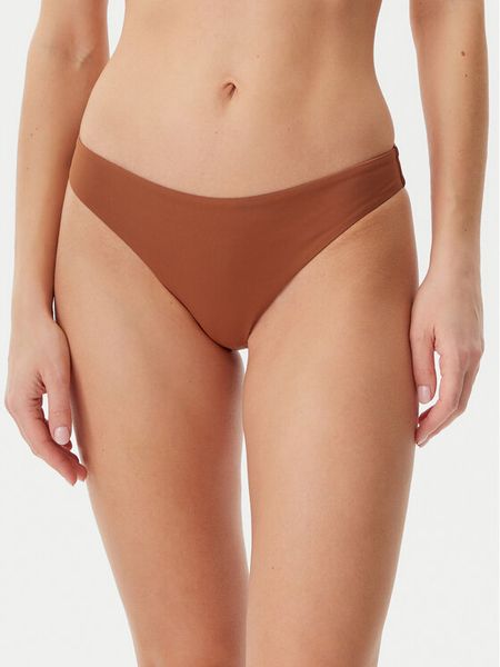 Calvin Klein Swimwear Dół od bikini KW0KW02705 Brązowy. Brązowe bikini damskie Calvin Klein Swimwear, xs, bez wzorów. Za 129.99 zł.