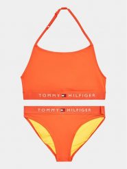 Tommy Hilfiger Strój kąpielowy UG0UG00634 Pomarańczowy. Brązowe stroje kąpielowe dla dziewczynek Tommy Hilfiger, bez wzorów, z syntetyku. Za 229.99 zł.