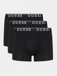 Guess Komplet 3 par bokserek Brian U97G01 KCD31 Czarny. Czarne bokserki męskie Guess, m, z aplikacjami, z bawełny. Za 169.99 zł.