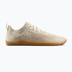 Buty barefoot damskie Vivobarefoot Primus Lite Knit. Brązowe obuwie sportowe damskie Vivobarefoot, bez wzorów, z materiału. Za 629.99 zł.