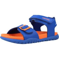 Sandały GEOX J SANDAL FUSBETTO BO Pomarańczowy. Brązowe sandały męskie Geox, ze skóry, bez zapięcia. Za 137.99 zł.