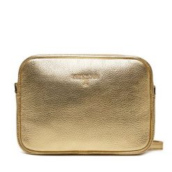 Torebka Patrizia Pepe. Żółte listonoszki damskie Patrizia Pepe, bez wzorów, bez dodatków. Za 479.99 zł.