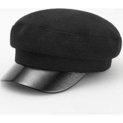 Czapka z wełną - Czarny. Czarne czapki i kapelusze damskie Reserved, bez wzorów, z wełny. Za 49.99 zł.