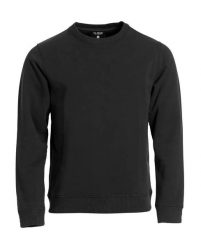 Clique Classic Roundneck bluza z okrągłym dekoltem z kieszenią na zamek. Czarne bluzy męskie CLIQUE, s, bez wzorów, z bawełny, bez kaptura. Za 190.50 zł.