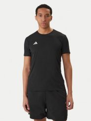 Adidas Koszulka techniczna Adizero Essentials IN1156 Czarny Slim Fit. Czarne koszulki sportowe męskie Adidas, m, bez wzorów, z syntetyku, bez kołnierzyka, bez ramiączek, do biegania. Za 129.99 zł.